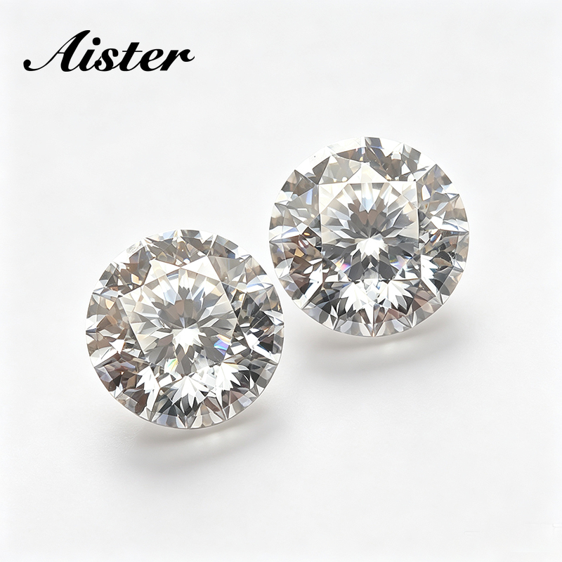 Gra Certificate Loose Moissanite Stone - Nouvelles pierres de moissanite blanches taillées