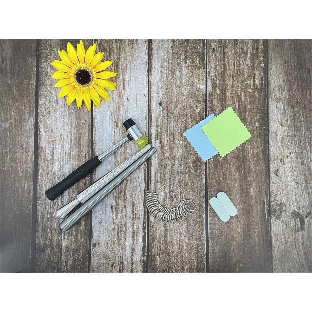 Ring Sizer Measuring Tool Mandrel Set - (ABAB) Ensemble d'outils de mesure de