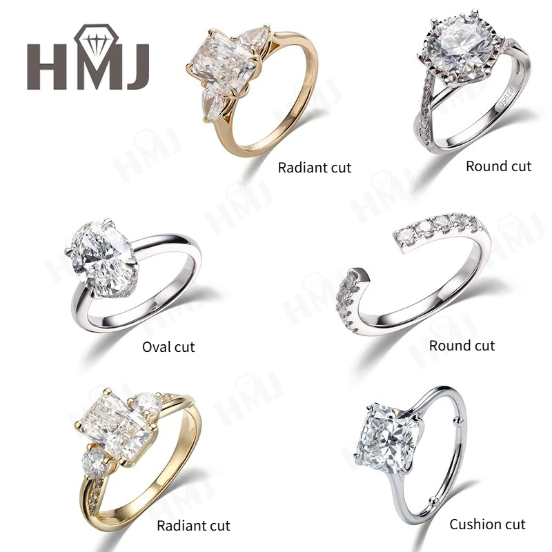 Lab Grown Diamond Ring 14K Gold - Bague en diamant de laboratoire 1ct/2ct/3ct,