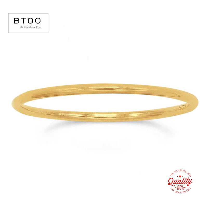 Lab Grown Diamond Ring 14K Gold - Bague empilable remplie d'or 14K, bijoux