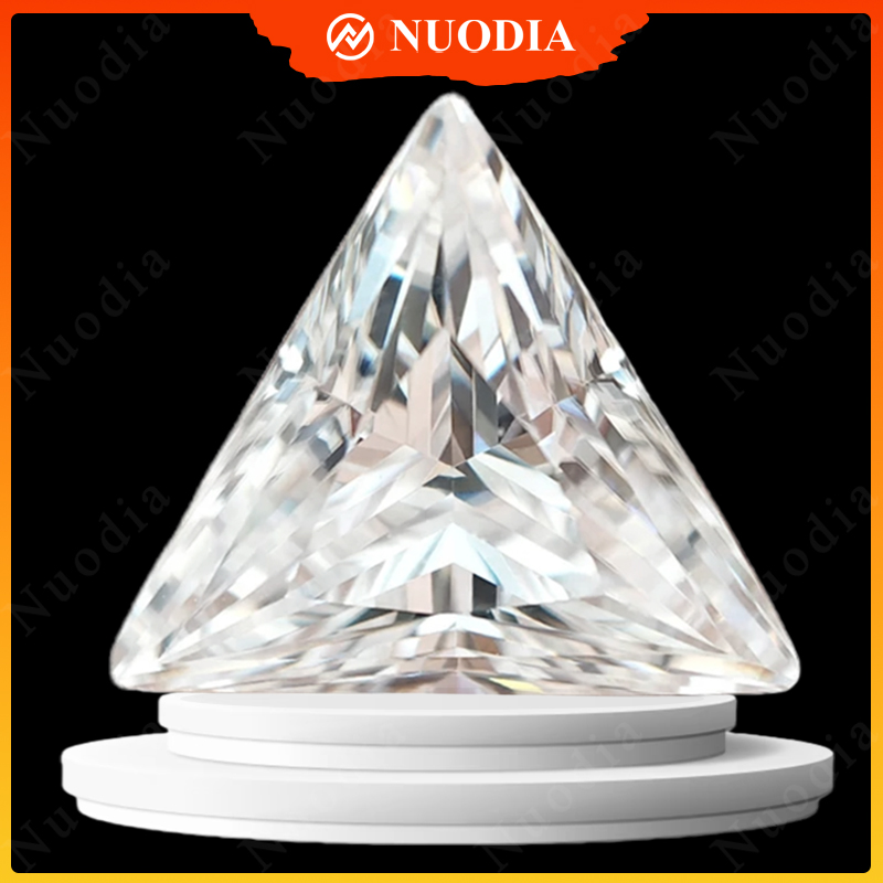 Gra Certificate Loose Moissanite Stone - Pierres Moissanite blanches en vrac, coupe