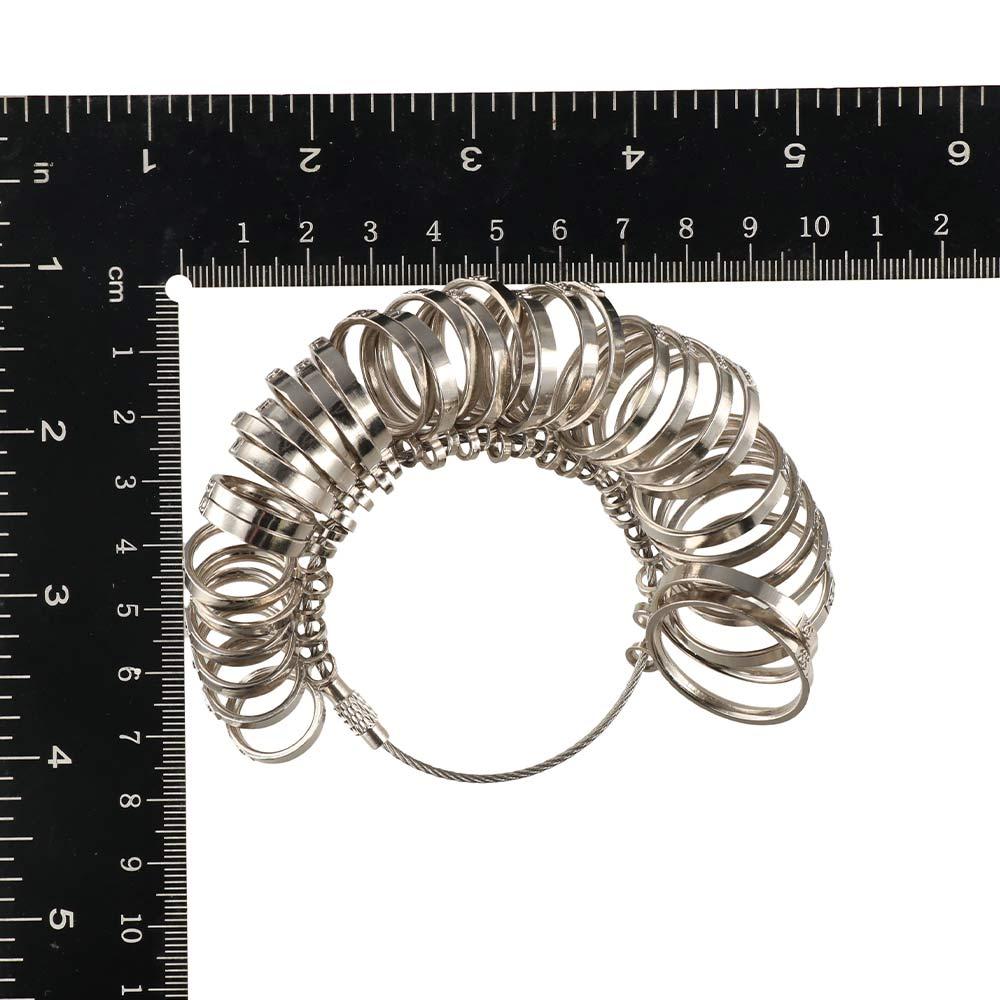 Ring Sizer Measuring Tool Mandrel Set - Kit de mesures de bague durable,