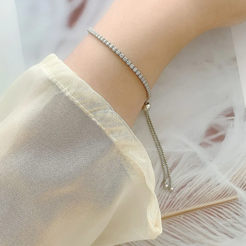 EWYA – Bracelet de Tennis en d - Moissanite Tennis Bracelet 925 Sterling avis et prix