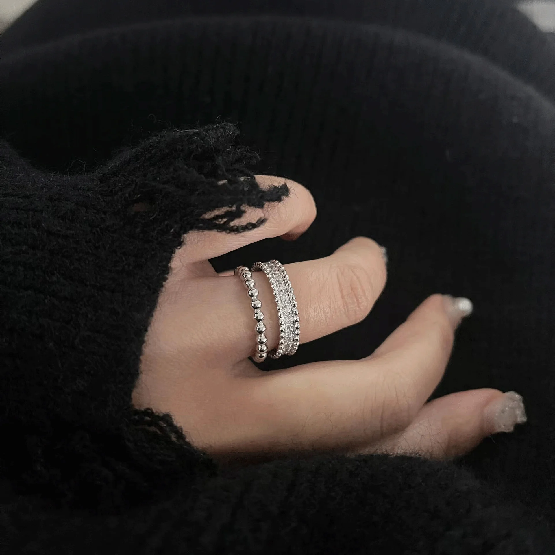 M-JAJA D VVS1 Moissanite annea - Moissanite Eternity Band Ring Stackable avis et prix