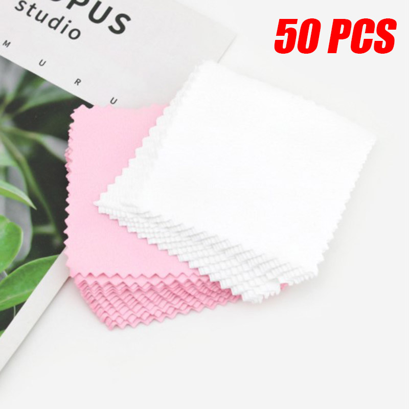 Lot de 50 chiffons de nettoyag - Jewelry Polishing Cloth Silver Cleaner avis et prix