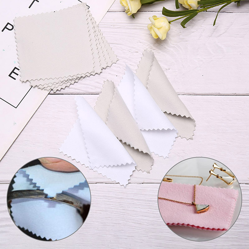 Lot de 50 chiffons de nettoyag - Jewelry Polishing Cloth Silver Cleaner avis et prix