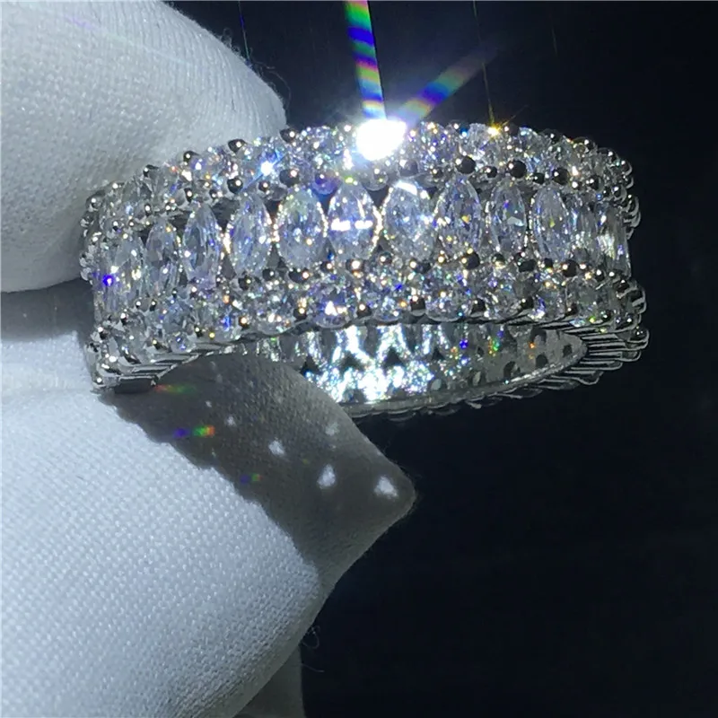 Bague vintage en argent sterli - Lab Grown Diamond Ring 14K Gold avis et prix