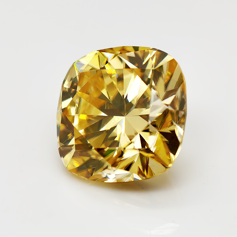 Pierre de Moissanite Jaune Cit - Gra Certificate Loose Moissanite Stone avis et prix