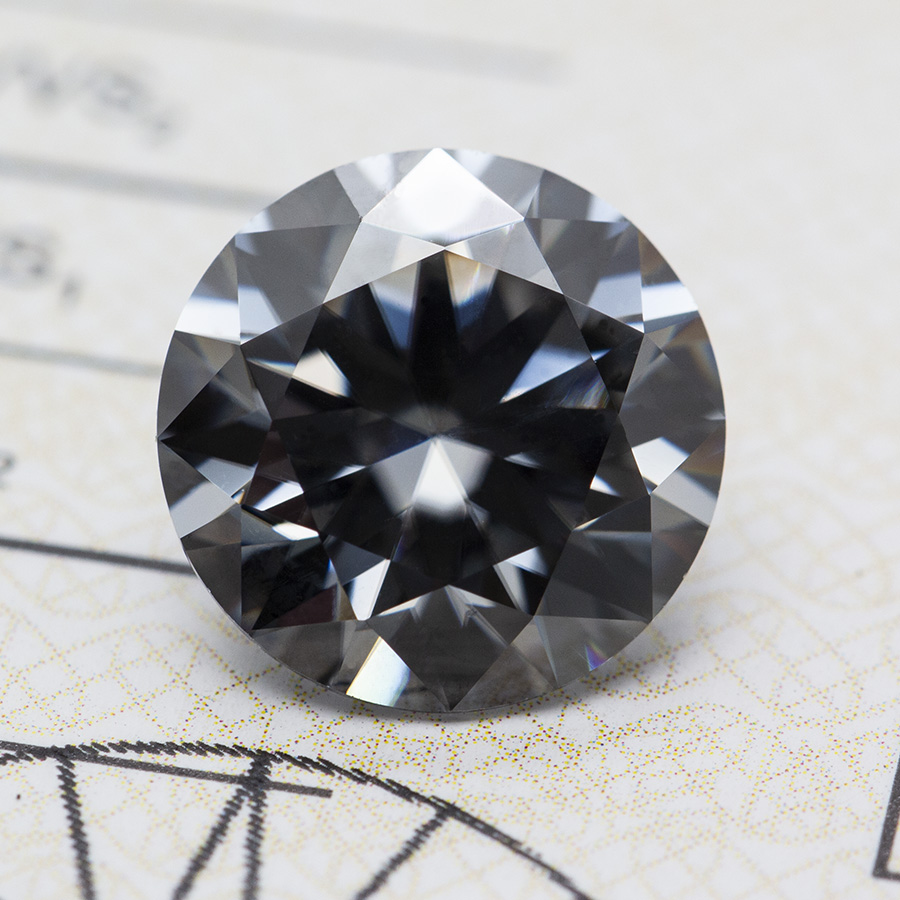 Pierre grise Moissanite adt, d - Gra Certificate Loose Moissanite Stone avis et prix