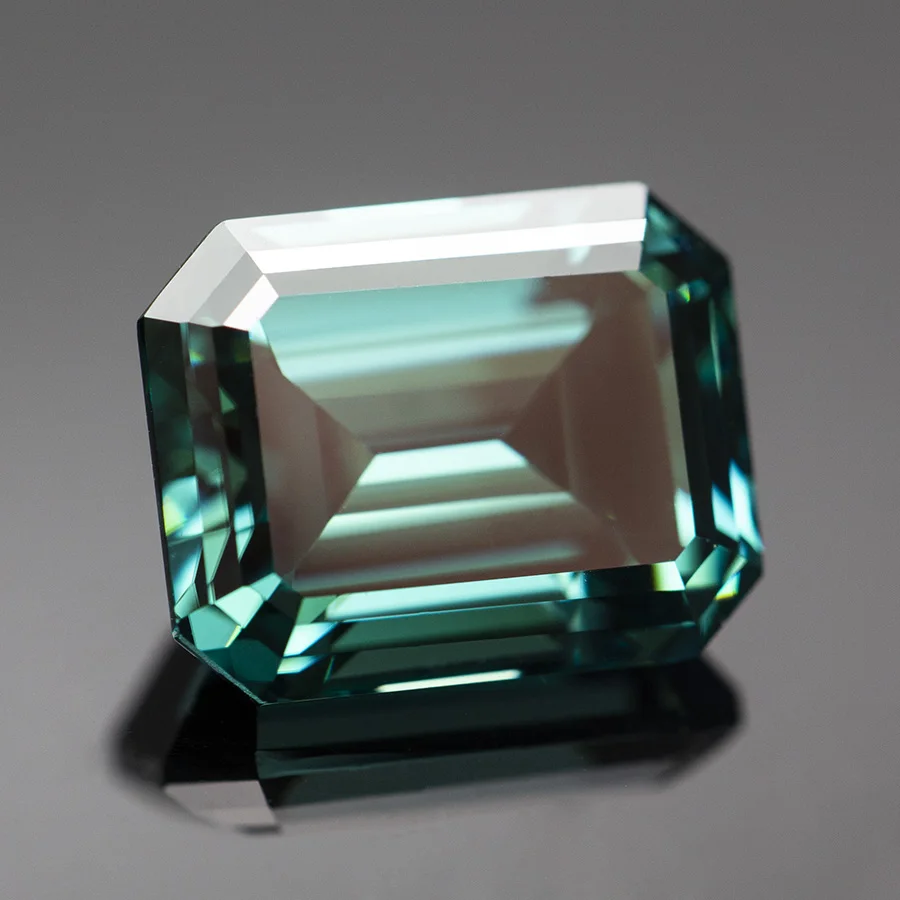 Pierre de Moissanite vert émer - Gra Certificate Loose Moissanite Stone avis et prix