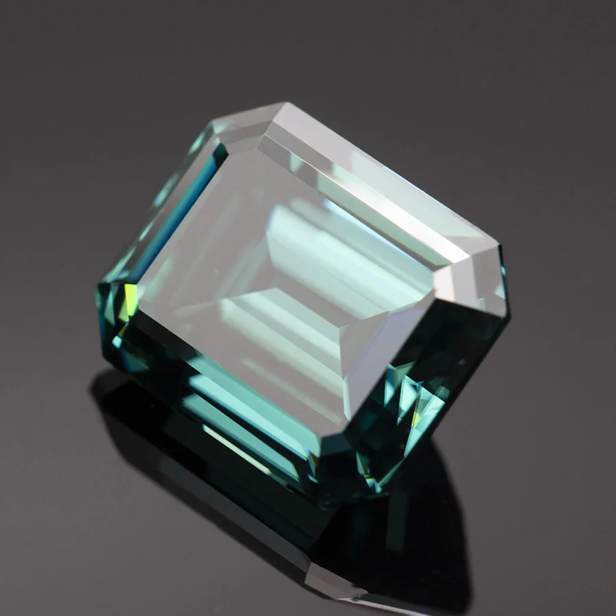 Pierre de Moissanite vert émer - Gra Certificate Loose Moissanite Stone avis et prix