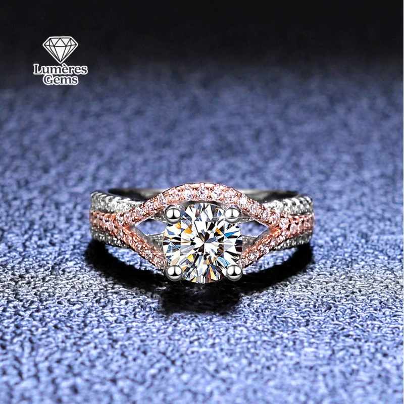 LumièRe Gems A 2-Carat D-Color - Moissanite Engagement Ring 2 Carat D Vvs1 avis et prix