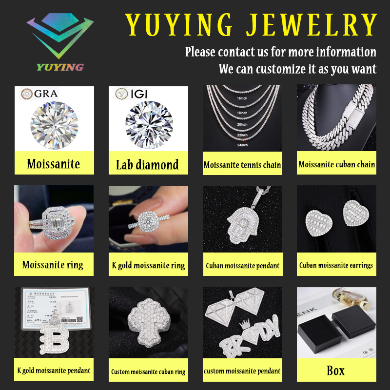 Chaîne cubaine Miami .16MM 18M - Moissanite Cuban Link Chain Iced Out avis et prix