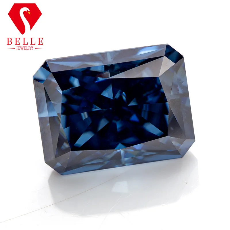Pierre Moissanite BELLE Bleue  - Gra Certificate Loose Moissanite Stone avis et prix