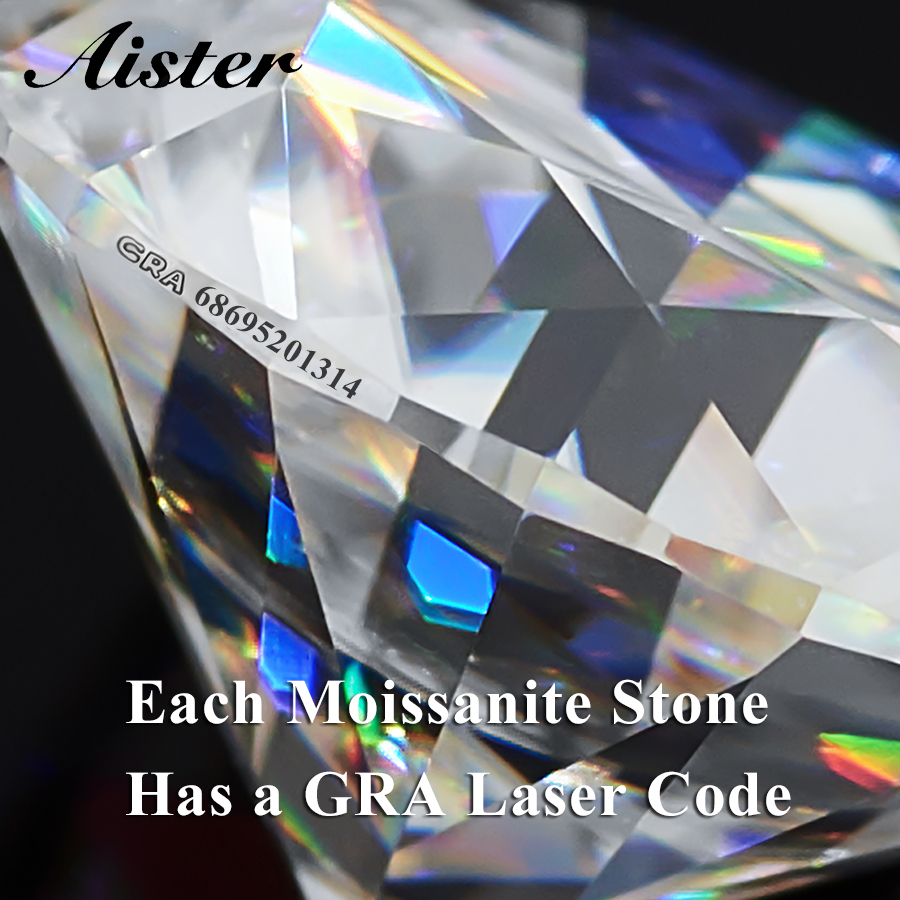 Real D Document Moissanite Gem - Gra Certificate Loose Moissanite Stone avis et prix
