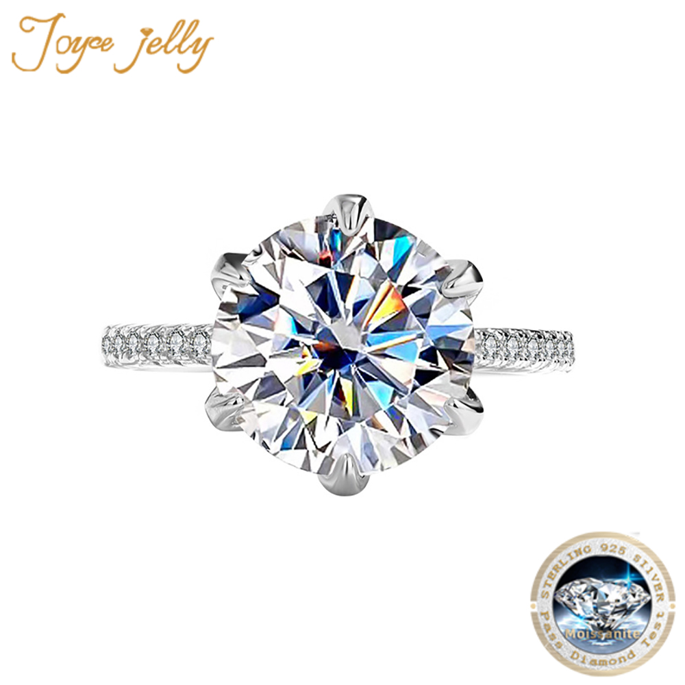PomerceJelly-Bague en argent r - Moissanite Engagement Ring 2 Carat D Vvs1 avis et prix