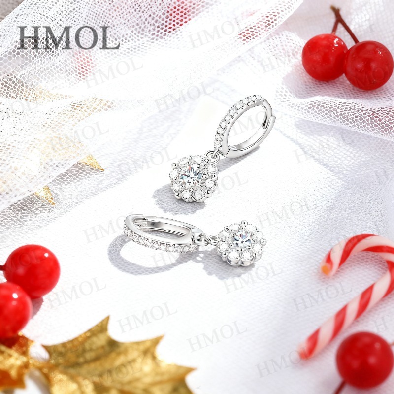 Boucle d'oreille Moissanite ta - Moissanite Stud Earrings Round Cut 1Ct avis et prix