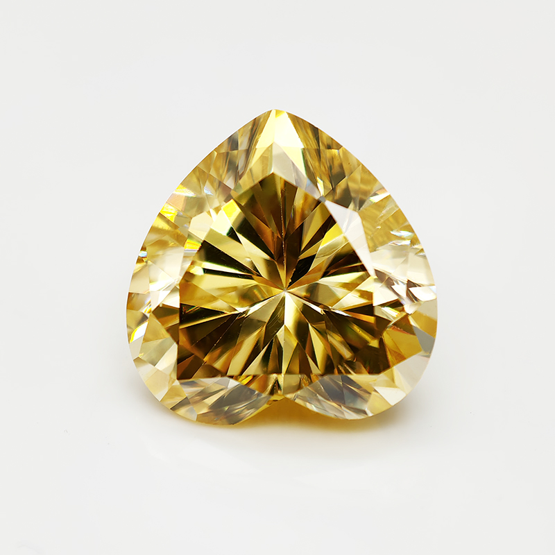 Pierre de Moissanite Jaune Cit - Gra Certificate Loose Moissanite Stone avis et prix